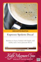 Espresso Spoletto Blend Decaf Coffee